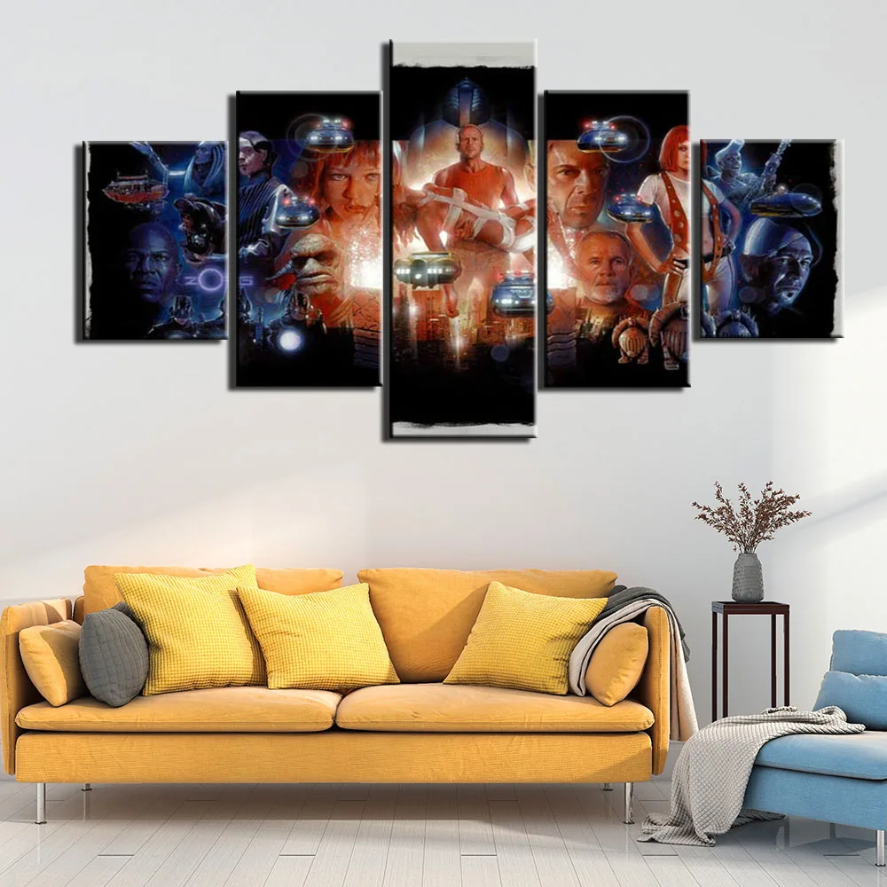

Canvas Painting 5 Pieces Star Wars Posters Modern Home Wall Decor Canvas Art HD Print Wall Pictures For Child Bedroom