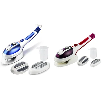 

110V-220V Home Garment Steamer Vertical Steamer with Steam Irons Brushes Iron for Clothes New