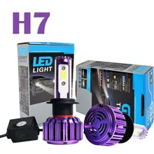 Taitian LED Headlight Bulbs Kit – H7- 60w 6,000Lm 6K Cool White – 3K Yellow color For Fog DRL Replace Light Source Driving Bulbs