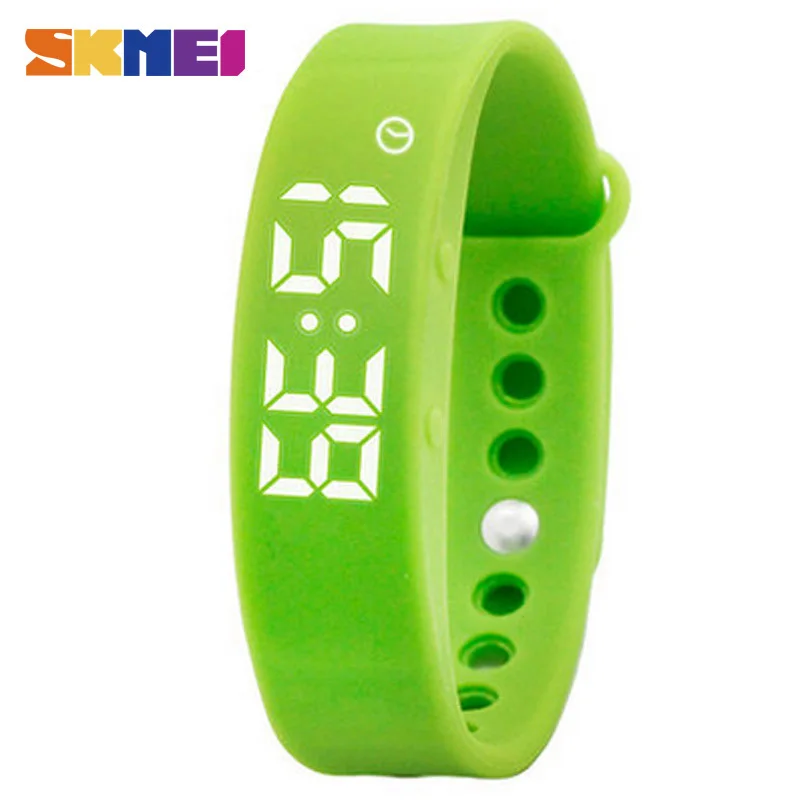 SKMEI Digital Wristwatches Smart Wristband Man Temperature Display Charging Sports Pedometer Sleep Monitor For IOS Android