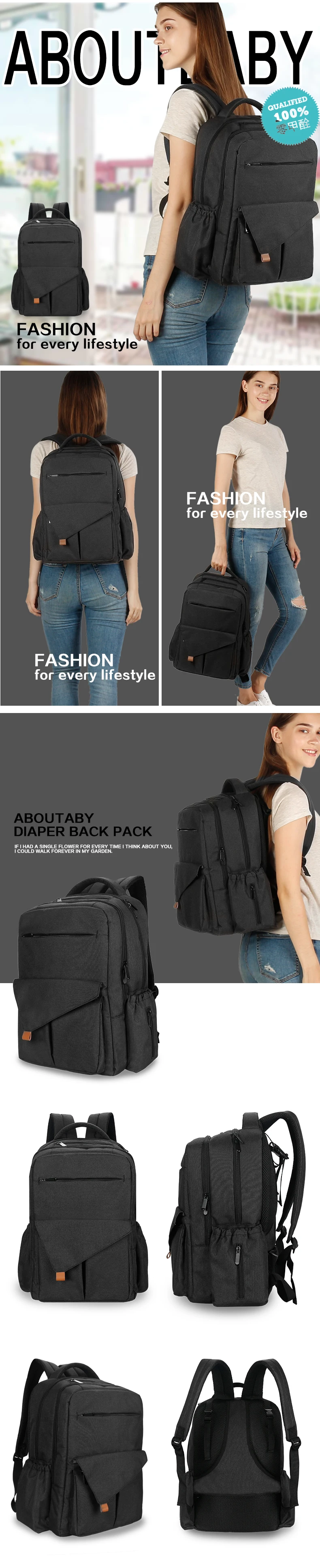 2018 новейшая мода Мумия Материнство сумка мульти-функция пеленки сумка рюкзак подгузник Детская сумка с коляской ремни для ухода за