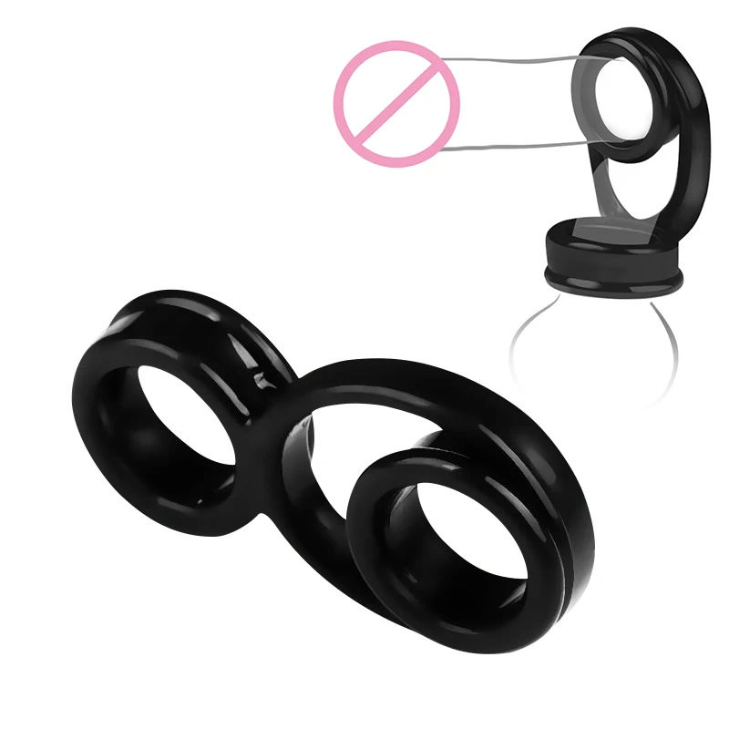 Cool 8 Locking Sperm Penis Rings For Male Enlargement -9425