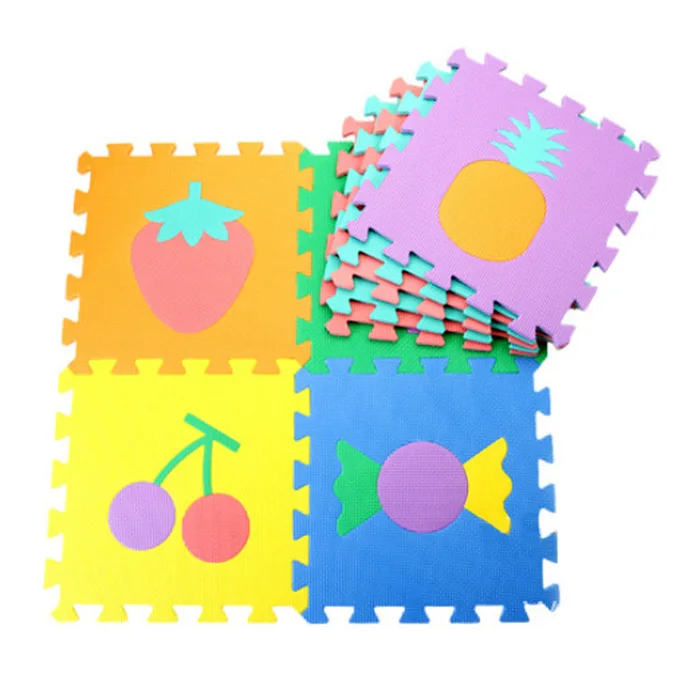 EVA пена игровой коврик-головоломка с бордюром детский игровой коврик для детей ковер пена для напольной плитки ползающие ковры для детей 30 см X 30 см