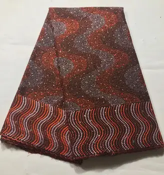 

Latest Red French Nigerian Laces Fabrics High Quality Tulle African Laces Fabric Wedding African French Tulle Lace(7-19