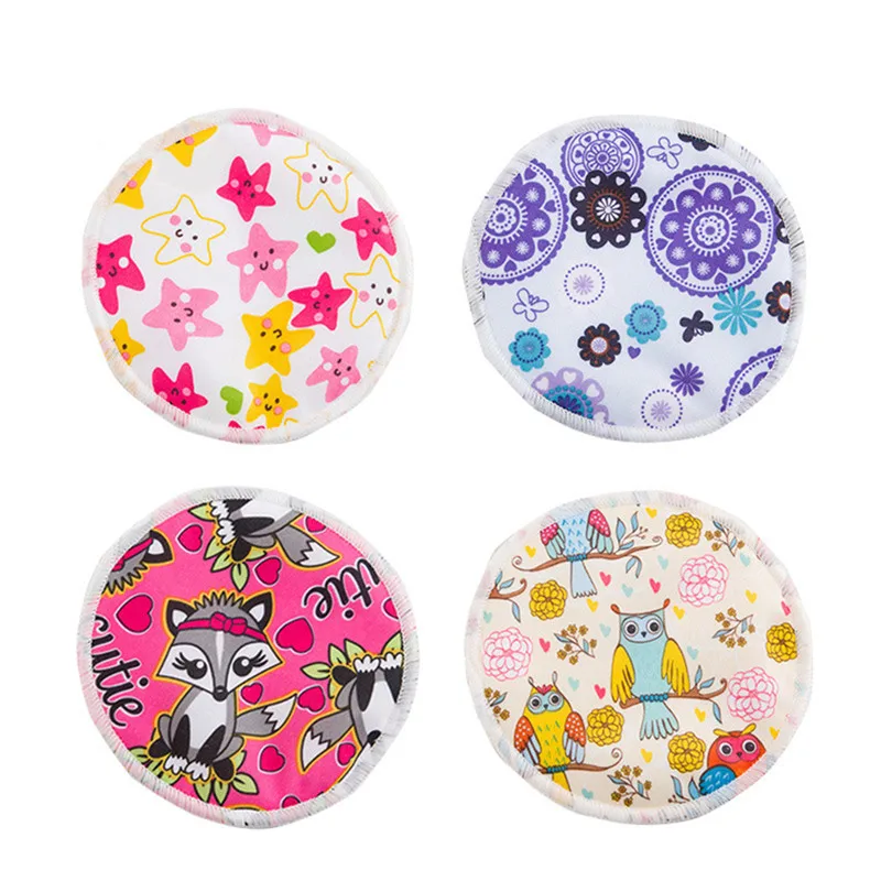 

1Pc Bamboo Nursing Pads Breast Pad For Mum Washable Waterproof Feeding Pad Bamboo Reusable Pads Random Color