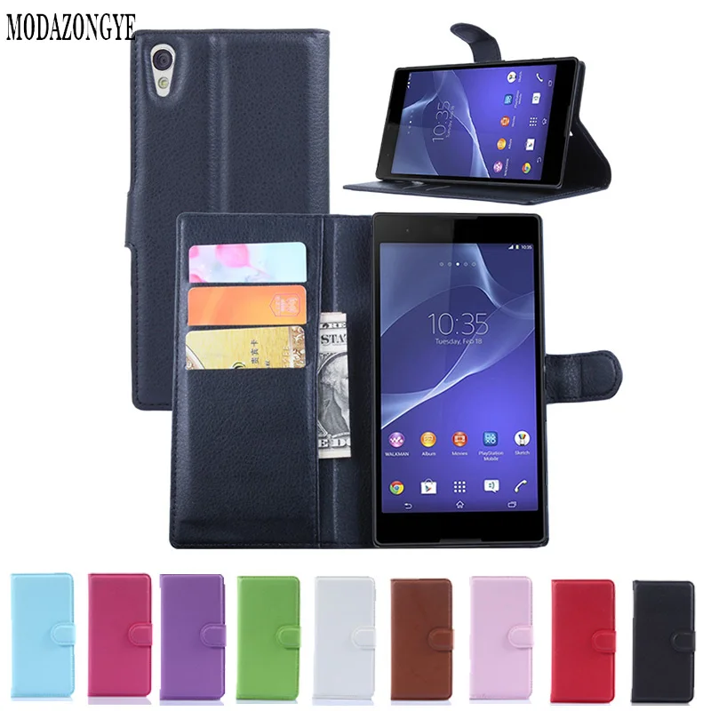 

Luxury Wallet PU Leather Case Cover For Sony Xperia T3 Case Flip Phone Case Back Cover For Sony Xperia T3 M50W D5103 Case