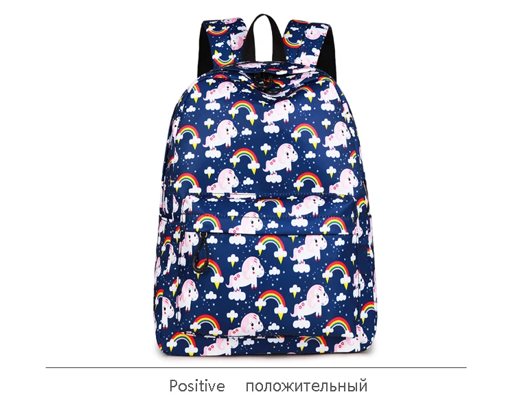 WINNER Woman Brand Backpack Cute Unicorn Print School Backpack For Teenage Girls Bagpack Student Travel Mochila Feminina 2018 (16)