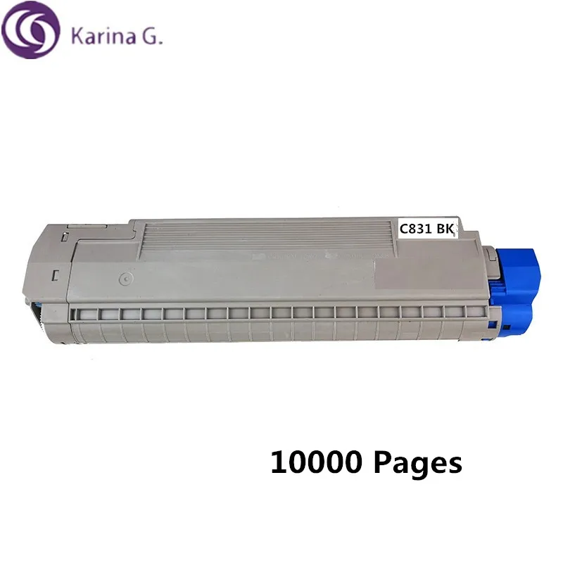 

Recycled for OKI C831 Toner Cartridge for Okidata MC873dn MC873dnc MC873dnx 10000 Pages