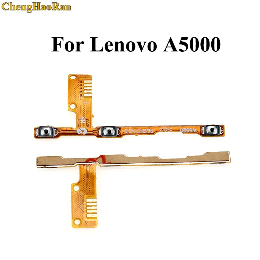 ChengHaoRan для lenovo A2010 A2020 A5000 A6000 K3 K4 K5 Примечание K900 Vibe X2 C2 S1 включение/выключение питания, громкость кнопки дистанционного ключа переключателя звука с гибким кабелем - Цвет: For Lenovo A5000