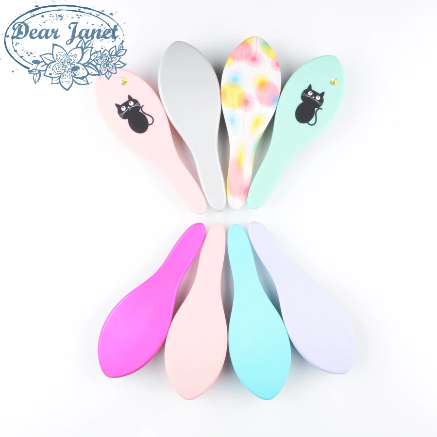 

1pc Magic Anti-static Hair Brush Handle Tangle Detangling Comb Heat resistant Shower Massage Comb Salon Hair Styling Tool