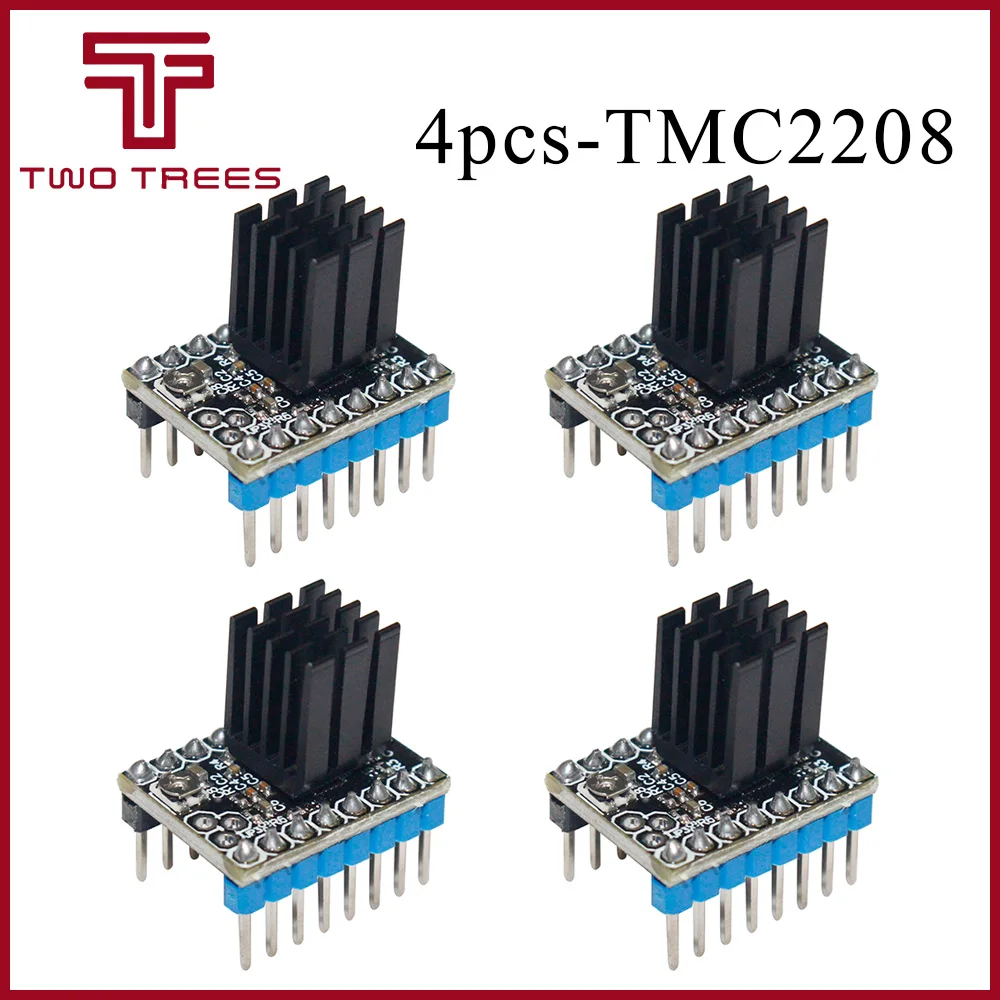 

4PCS TMC2208 Stepper Motor StepStick Mute Driver Silent Excellent Stability Protection For 3d Printer Parts