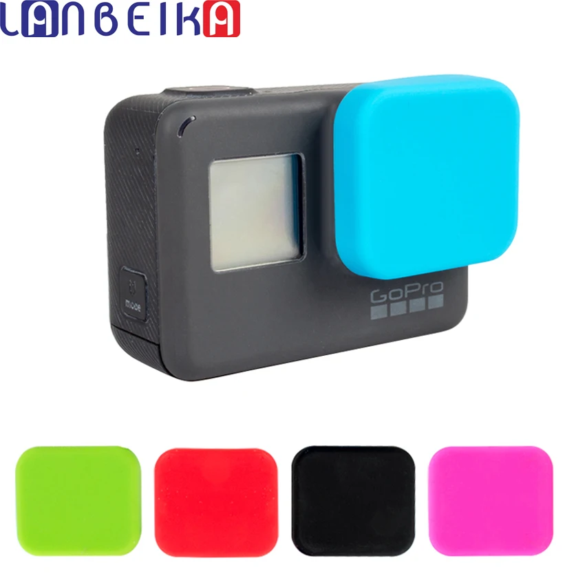 

LANBEIKA Colorful Soft Silicone Protector Cover Rubber Lens Cap for GoPro Hero 7 6 5 Black Hero7 Black Hero6 Hero5 Action Camera