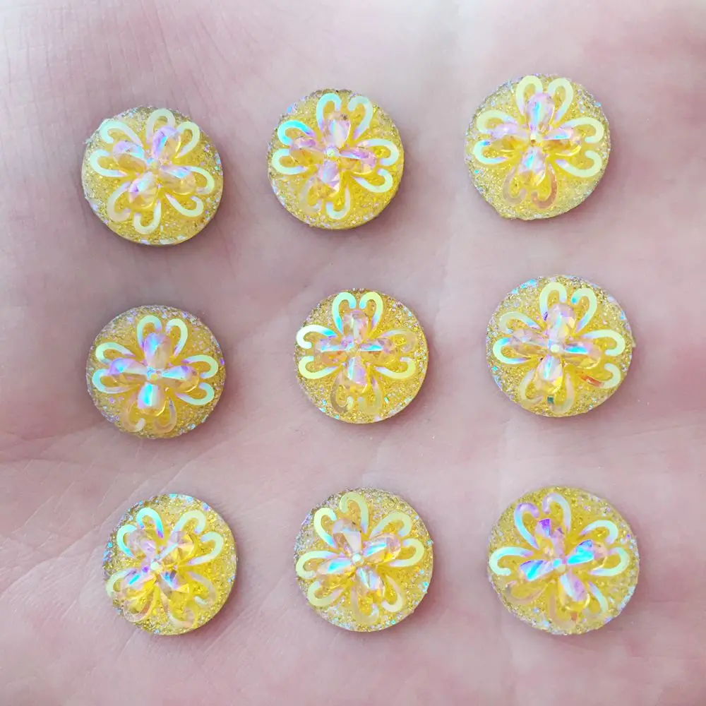 

DIY craft 150PCS 12mm AB round Resin Rhinestone Flatback Scrapbooking for phone/wedding D783*5