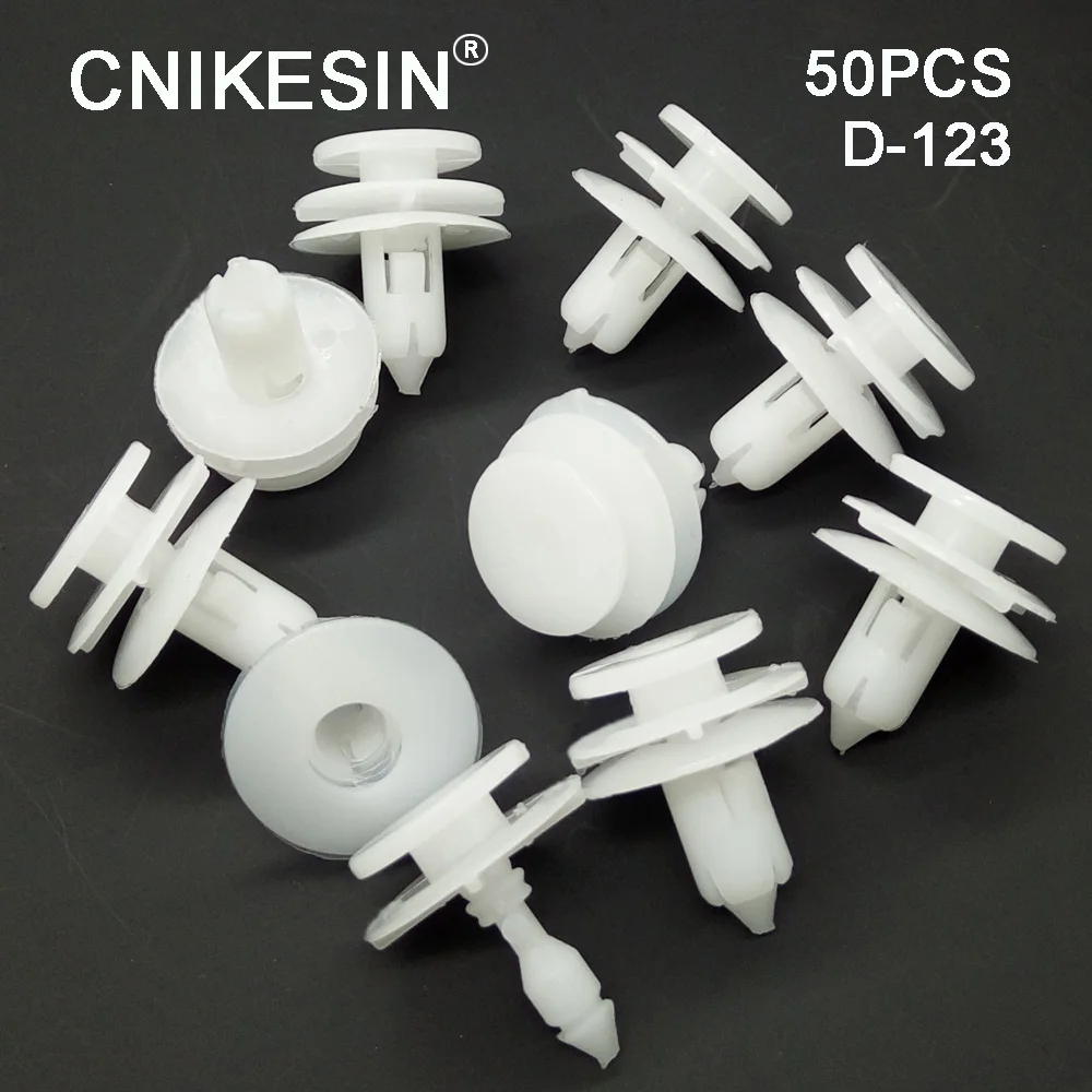 CNIKESIN 50PCS 8mm Car Door Trim Plate Fixing Clip Automobile