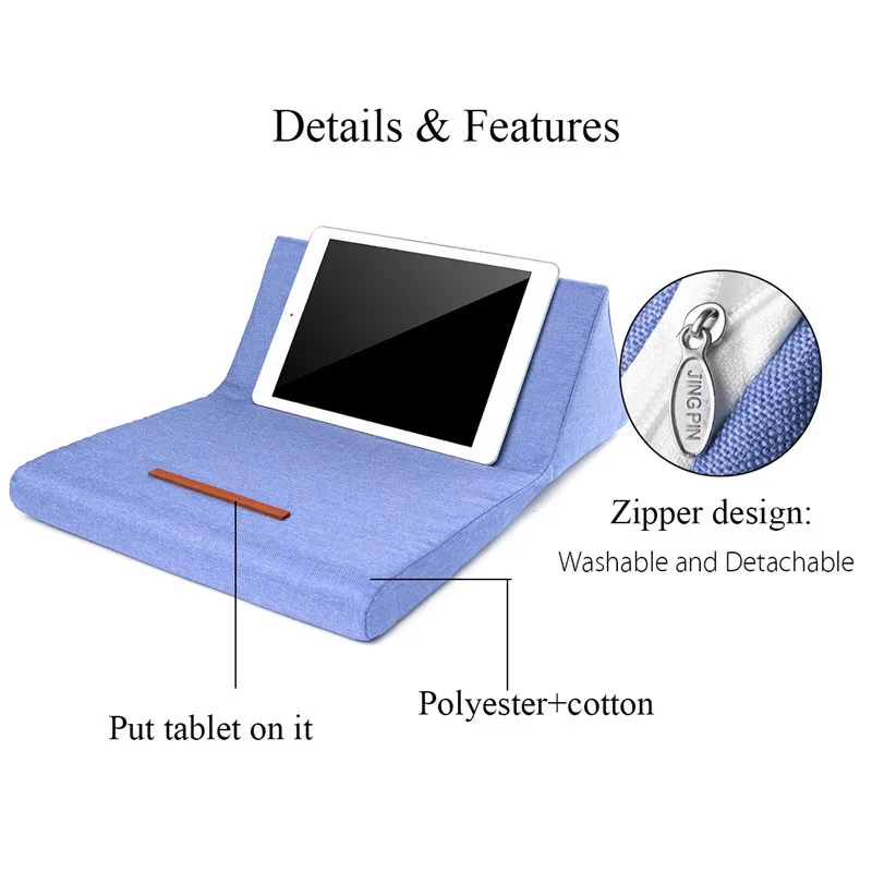 Многофункциональный держатель для подушки для ноутбука, красочная подставка для планшета, подставка для планшета, подушка из полиэстера, подставка для чтения, подушка для ipad