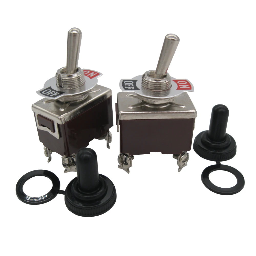 TWTADE 3pcs Toggle Switch Rocker Heavy Duty 15A 250V 20A 125V DPST 4