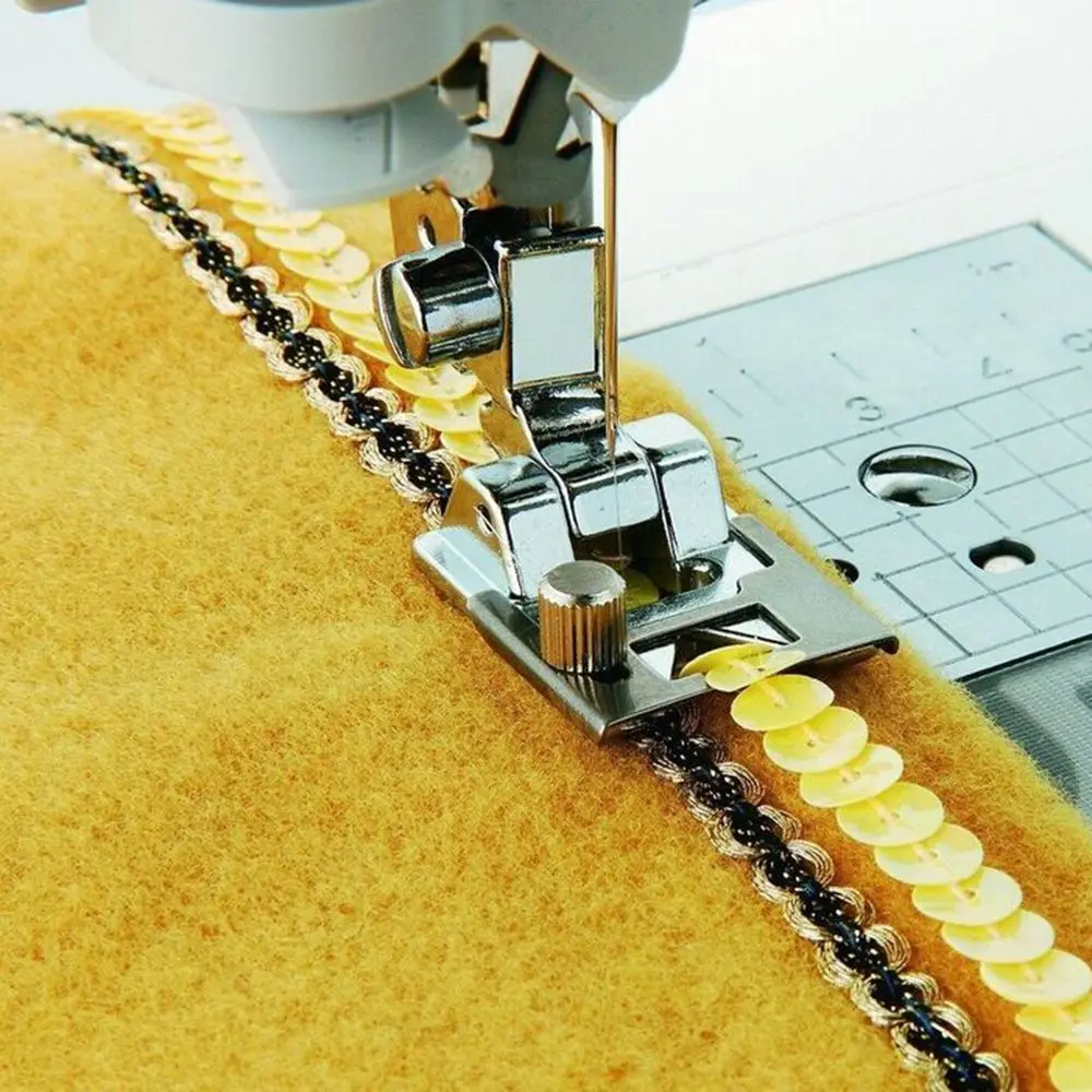 Оплетка прогонами упругая прижимная лапка большой винт Запчасти для бытовой швейной машины