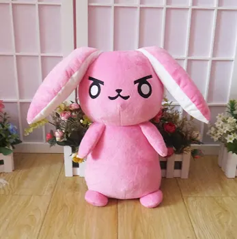 

Game Pink Dva Rabbit Plush Toys The Last Bastion OW Ganymede Solf Plush Pillow Dolls Toys for Children Gifts 53CM