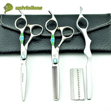 " Зеленые алмазные ножницы для волос Парикмахерские японские ножницы для стрижки волос Стрижка машинки лучшие Парикмахерские Ножницы Парикмахерская бритва