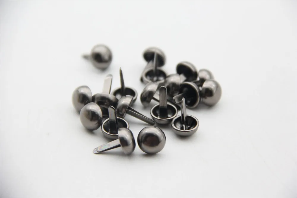 20pcs10mm черный круглый металлический сплав штифтики для скрапбукинга декор Brads DIY Украшение крепежа инструменты Ремесла Изготовление, поиск ювелирных изделий