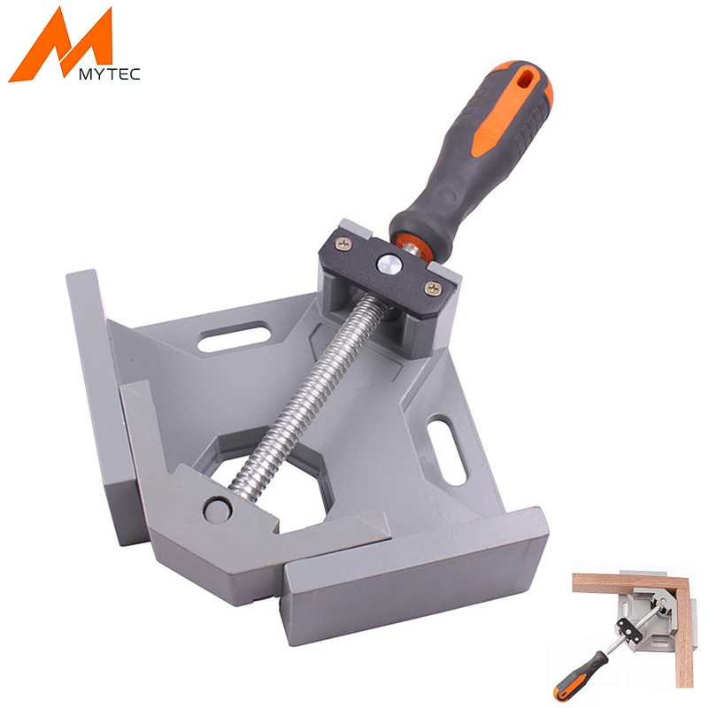Prix MYTEC Angle Pinces degrés Angle Étau Unique Poignée Réglable Pour Cadre Lutte Épissures Clip Dossier Du Bois Outils