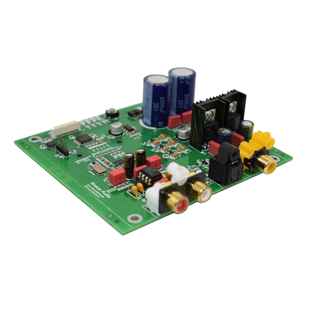 Upgraded version ES9038 Q2M I2S DSD Decoder Coaxial Fiber input DAC decoding board For hifi amplifier audio