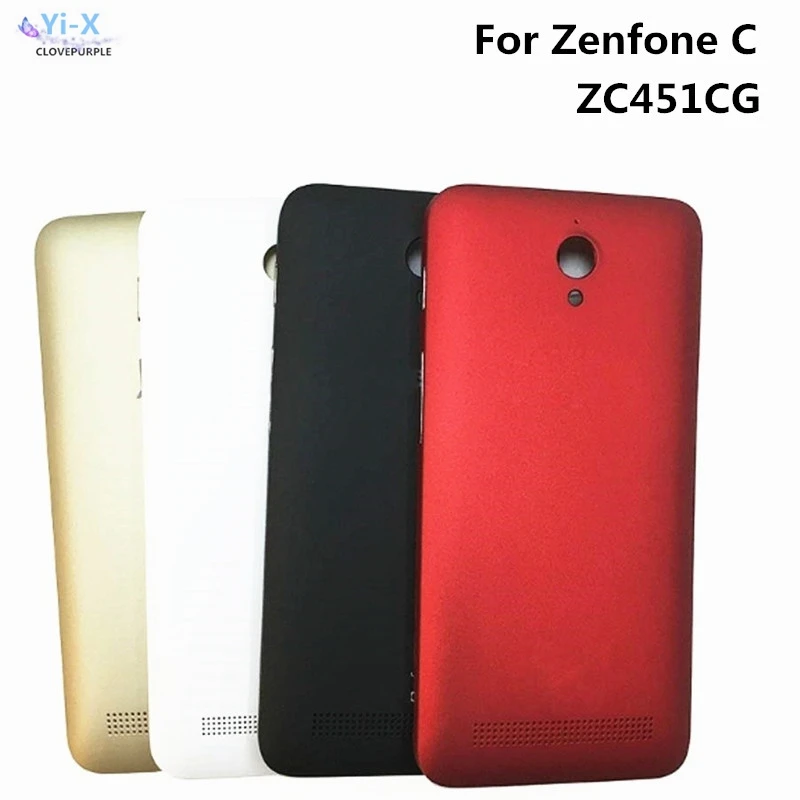 Задняя крышка батарейного отсека для Asus Zenfone C ZC451CG задняя корпус с логотипом |