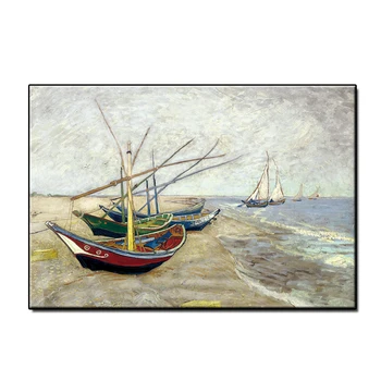

Free Shipping Abstract Boat Sea Scenery Oil Painting 100% Hand Painted Wall Canvas Art Unframed Hot Selling Paintings Bedroom
