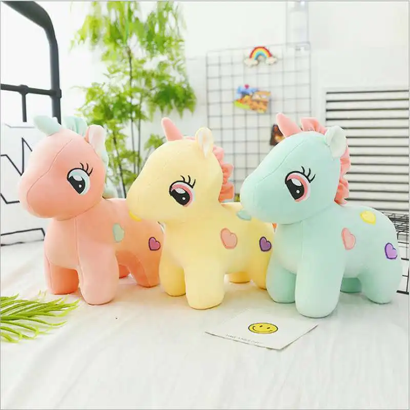 Милые игрушечные единороги плюшевые игрушки куклы God animals пони подушки куколки