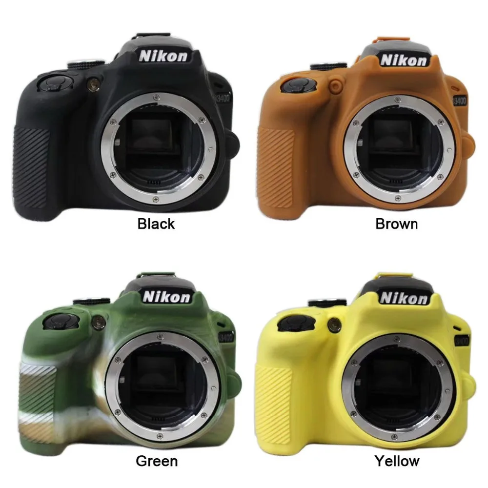Protector de silicona suave funda de piel del cuerpo funda bolsa para cámara  Nikon D3400 D3500 dslr, 1 uds,|case bag for nikon|bag for nikonbag for -  AliExpress