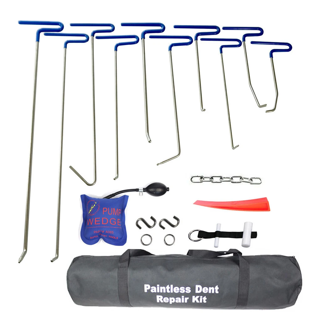 PDR Rods Paintless Dent Repair Tool Set Removal of Dents and Door Ding