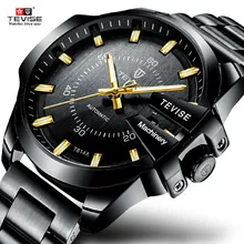 TEVISE Brand Mens Mechanical Watches Luminous Automatic Watch Men Luxury Business Wristwatch Waterproof Clock Relogio Masculino agelocer luxury brand gold steel men s automatic wristwatch fashion dress business sport watch men clock relogio masculino 2018