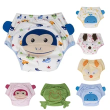 4 layers baby modeling trainning pants baby reusable nappy baby cute panty baby cotton diapers pulling pants