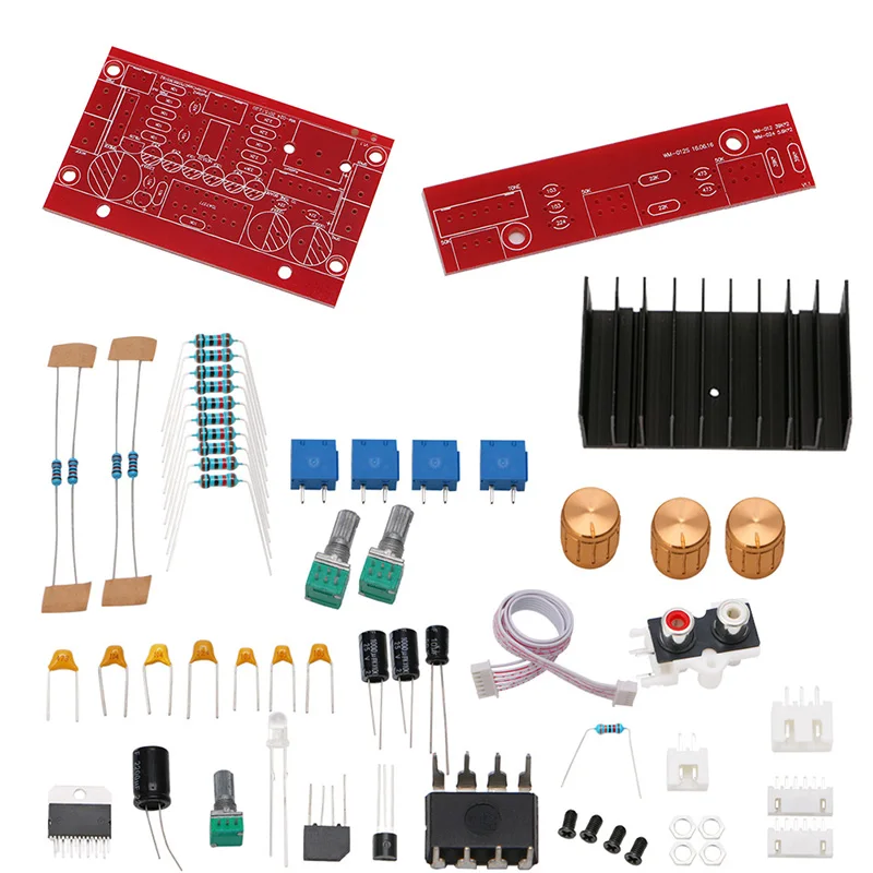 TDA7377 Мощность усилитель 2,1 DIY kit 3 канальный звук аудио усилитель доска 12-18V DC