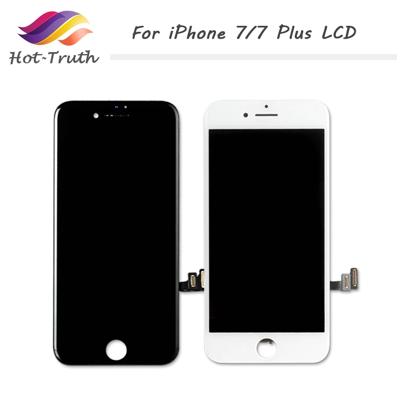 10 шт./лот OEM черный белый ЖК-дисплей для iPhone 7 7 Plus AAA+++ дисплей дигитайзер сборка с 3D сенсорным экраном Замена DHL