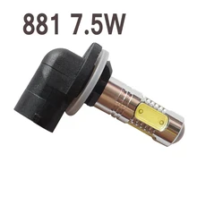 10 шт.; ; детское нижнее белье H27 881 smd чип светодиодный фонарь, светодиодный фонарь с Чистая линза заменить галогеновые лампы с эффектом ксенона лампы DC8-30v