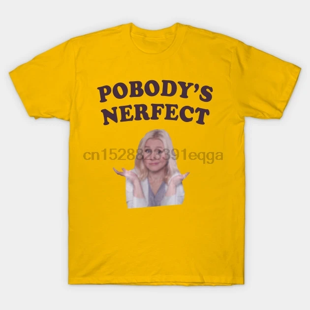 Мужская футболка с коротким рукавом Pobody &amp #39s Nerfect Blue Text The Good Место Футболка