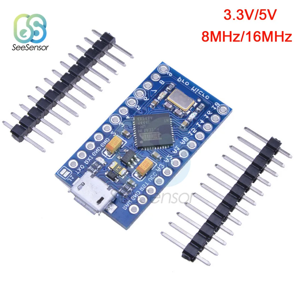 

ATmega32U4 3.3V 8Mhz Pro Micro Development Board Module 5V 16MHz Motherboard for Arduino for Leonardo Controller Replace