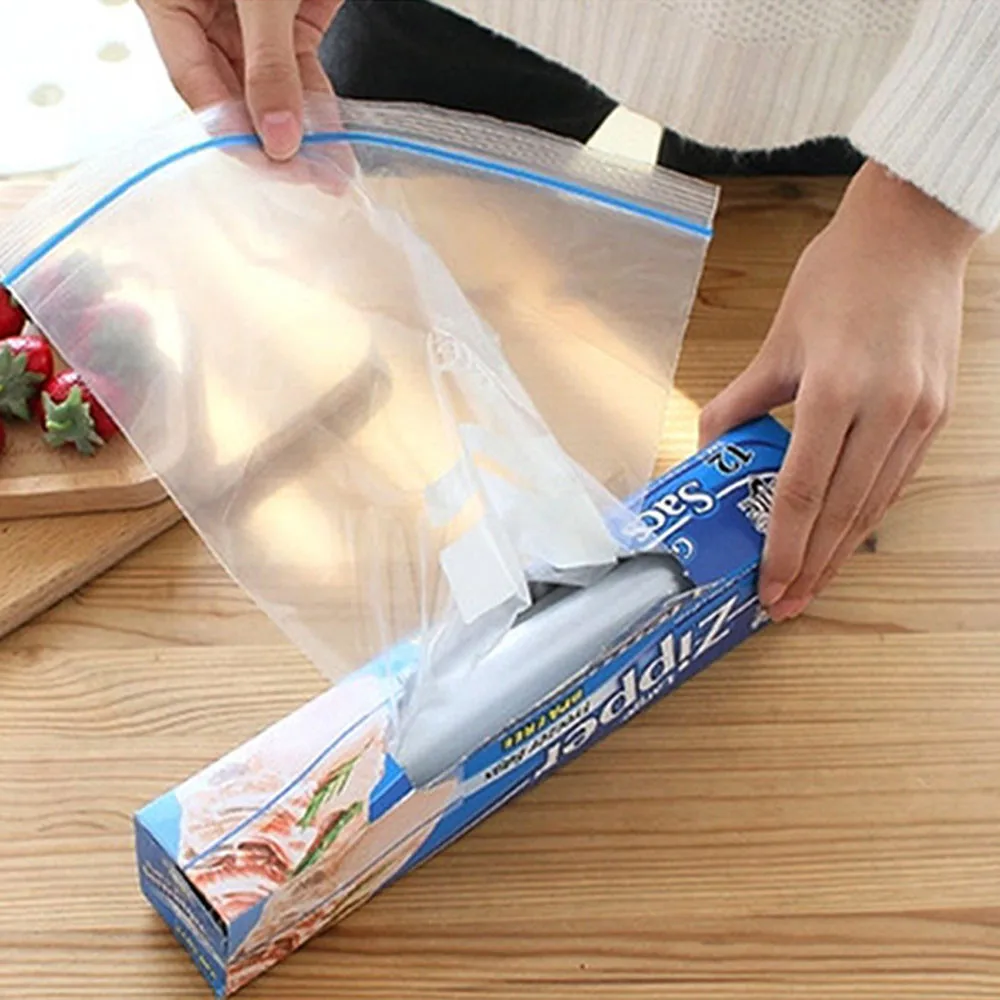 Sealed Thickened Food Bag Refrigerator Self Sealing Fresh Keeping Bag