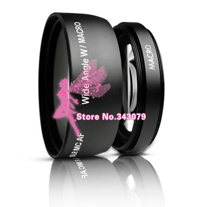 

Camera lens 0.45x fisheye wide angle macro filter 52mm for d3000 d3100 d3200 d5000 d5100 d5200 d5300 d7000 d7100 d80 d90 60d 70d