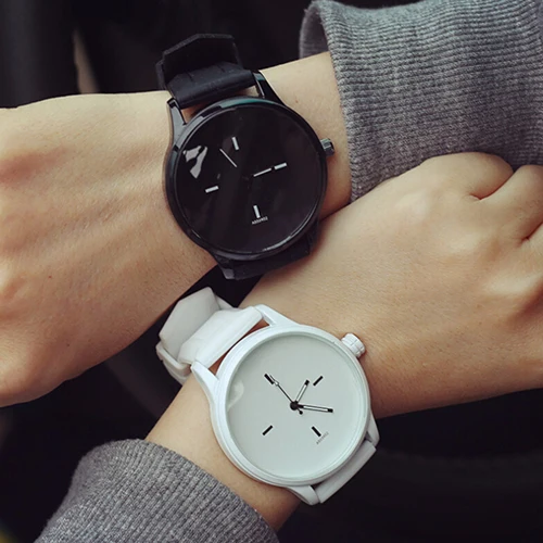 

2016 New Arrival Women's Men's Soft Silicone Strap Jelly Quartz Lover's Gift Sports Wrist Watch