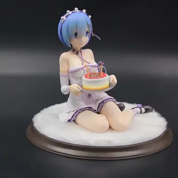 

Re:Life in a different world from zero Rem Birthday cake Kneeling posture box-packed Christmas gift Toys Hobbies Action Figures