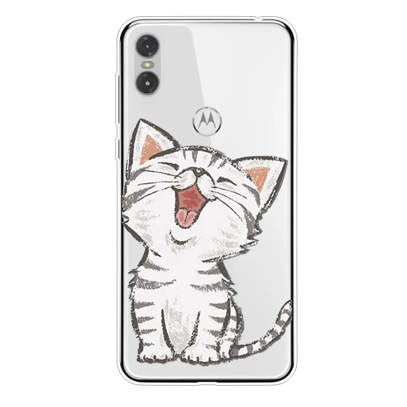 xiaomao Милый чехол для Motorola Moto One с единорогом и фламинго, мягкий чехол для Motorola Moto P30 Play, чехол для телефона, прозрачный - Цвет: xiaomao