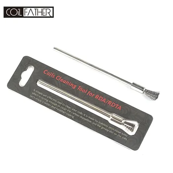 

Coil Father Long Cleaning Steel Brush Coil DIY Tools E Cigarettes 10cm For Atomizer DIY Heating Coil Wire Vape Accessories