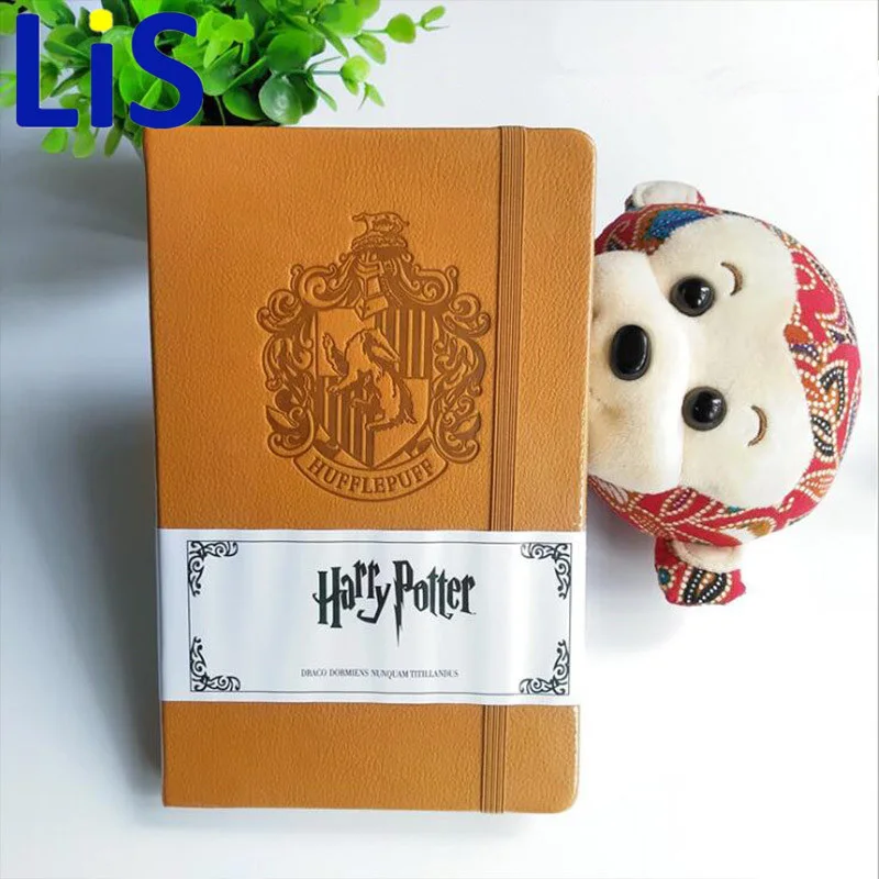 

Action figure Premium leather cover blank inside page New Magic Hogwarts Gryffindor Book Harri Potter Notebook Diary