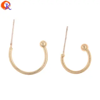 

Cordial Design 100Pcs Jewelry Accessories/Earrings Stud/Hooks Shape/Soft Pin/DIY Jewelry Making/Hand Made/Earring Findings