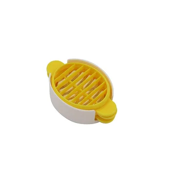 

3 in 1 Multifunction Creative Practical Mini Plastic Egg Cutter Kitchen Accessories 4 Colors Oval WB415