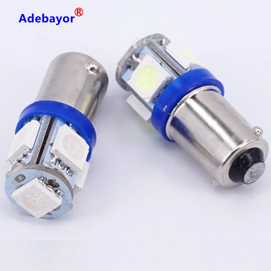Светодиодсветодиодный светильник пы 50X T11 BA9S 5 SMD 5050 5SMD T4W 1445 Q65B H6W 182 53 57