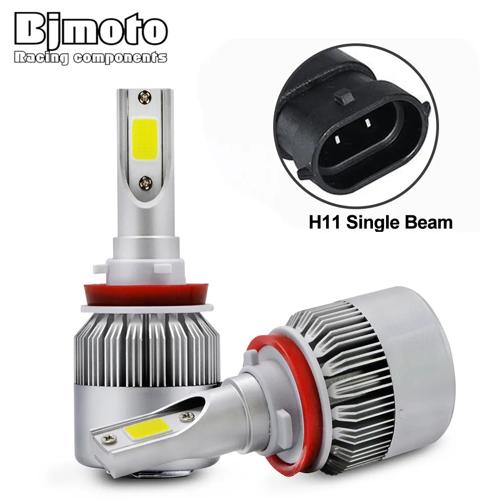 

BJMOTO C9 H7 H11 H4 High/Low Beam Car Headlight 72W COB Auto LED light Fog Bulb 7200LM Automobiles Head Lamp