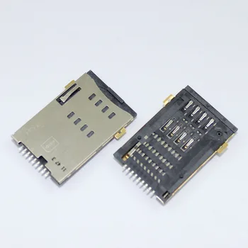

100pcs/lot, new SIM Card Reader connector Holder Socket For huawei s7 S7-932u S7-601u S10-201L S7-611 721U S10-231u,HK free ship
